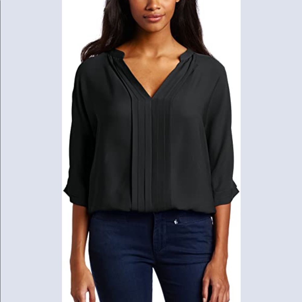 Joie Marru silk blouse in black